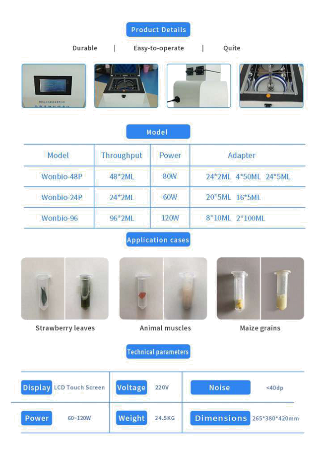 lab tissue grinding machine