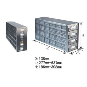 upright freezer 100 cell racks