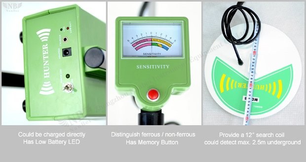 metal detector 2 meters